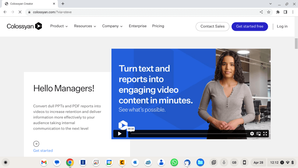 AIsystemsolutions.com - Colossyan turns text into video reports.