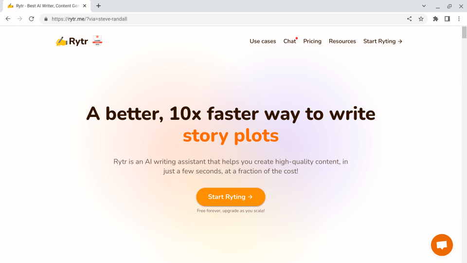 Rytr is an AI writing assistant.